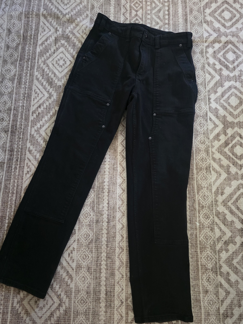 Duluth Trading Co Black Cargo Work Pants
